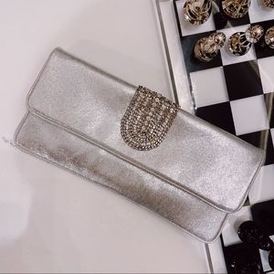 Nina Shoes Silver Handbag